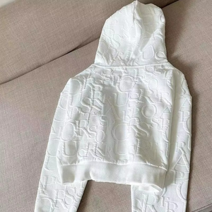 Conjuntos de 2 Piezas para Mujer, Ropa de Primavera, Chaqueta Corta con Capucha Ajustada y Pantalones Cortos de Punto Jacquard, Ropa de Otoño de Diseñador para Mujer - Product Image 2