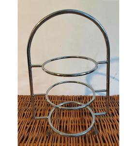 Support à gâteaux à 3 niveaux en métal, grille de refroidissement en fer pour gâteaux, support de gâteau de Pâques pour la cuisine, décoration de table de mariage, élégant présentoir à gâteaux à étages - Product Image 4