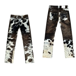 Adventure Driven Genuine Leather <b>Trousers</b> Mens Hair On Pent Premium Lifestyle Fashion Piece For Men - Product Image 5