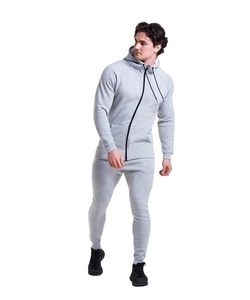 Conjuntos Deportivos de Forro Polar Térmico Personalizados de Moda, con Capucha, Talla Grande, para Hombre, 100% Algodón, Transpirables, de Secado Rápido - Product Image 5
