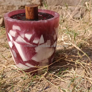 Brûleur d'encens Bakhoor en résine artisanale moderne, style arabe haut de gamme pour la décoration de la maison pendant le Ramadan et l'Aïd - Product Image 1