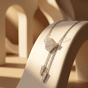 Collier pendentif papillon en diamant jaune de laboratoire taille princesse, chaîne réglable en or blanc, bijoux fins, cadeau de luxe - Product Image 3