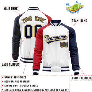 Veste universitaire brodée de haute qualité en gros, idéale pour les uniformes d'équipe - Product Image 2