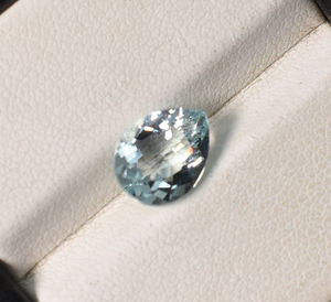 Laboratorio aguamarina pera facetada joyería fina gemas sueltas azul 5X3mm 6X4mm 8X5mm 9X6mm tamaños calibrados para el mejor ajuste - Product Image 6