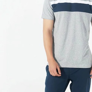 Men Sports Tops + Long Pants 2 Piece <b>Set</b> Tracksuit Long Sleeve O-neck Collar <b>Sweater</b> Color Matching Striped Casual Suits - Product Image 5