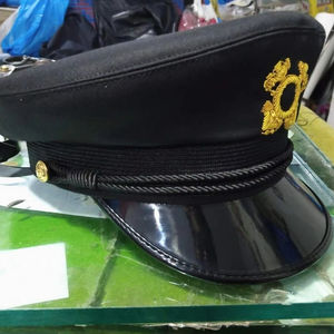 Casquette de marin vintage New Lancaster en coton noir, broderie faite main avec fils métalliques, haute qualité, unisexe, pour l'extérieur - Product Image 6