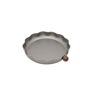 Plateau de service rond en plastique noir et blanc, design vintage, vaisselle, assiette à dîner, plateau à fruits et en-cas pour la maison et les restaurants, meilleur prix - Product Image 3