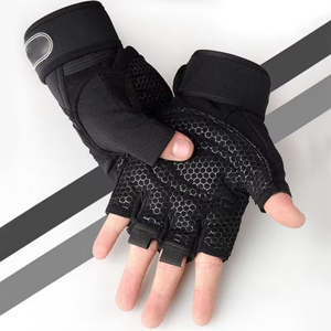 Guantes de Ciclismo Transpirables de Media Mano de Alta Calidad para Adultos, Protección para las Manos, Deporte al Aire Libre, Bicicleta de Carretera, Unisex, Cierre de Gancho y Bucle - Product Image 4