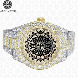 Charm_Jewells Luxury Stainless Steel <b>Watch</b> 40mm Round Dial Sapphire Crystal Quartz Movement Women Fashion Design - Product Image 4