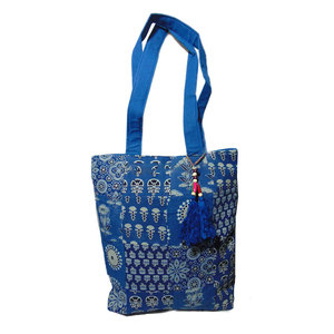 Sac de plage en toile de haute qualité, grande capacité, léger, durable, fermeture éclair, deux poignées, écologique, couleurs assorties, imprimé - Product Image 1