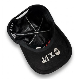 Casquette snapback noire 100% originale de qualité supérieure El Barbas Hats x CT Galaxy |   G-5 Designer Suede Bill Rhinestone Edition Collab - Product Image 4
