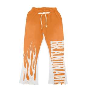 Conjunto Deportivo Unisex BRANDNAME, Sudadera con Capucha y Pantalones Largos, Estilo Urbano Holgado con Estampado, Ropa de Otoño con Cierre de Cordón - Product Image 4