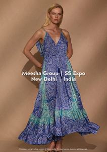 เดรสแม็กซี่สำหรับผู้หญิง ทรงโบโฮ แขนกุด คอวี เปิดหลัง ทรงพลิ้วไหว ชุดเดรสชายหาดฤดูร้อนแบบยาว แต่งระบายชายกระโปรง คละสี - Product Image 3