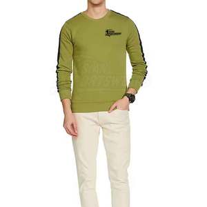 Vêtements de performance athlétique respirants pour hommes, sweat-shirt coupe classique, tissu polaire chaud, confort élevé, 100% coton, brodé - Product Image 5