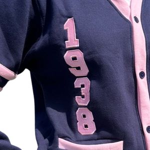 Embroidered Fleece <b>Cardigan</b> Soft Warm Button Front Long Sleeve Casual Winter Fashion Apparel Everyday Wear - Product Image 3