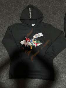 Sweat à capuche unisexe de luxe en coton brodé, design personnalisé, haute qualité, écologique, service OEM - Product Image 4