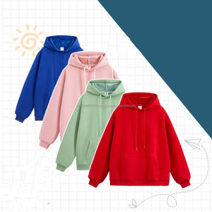 À la mode 420 grammes argent renard bois sweat à capuche 100% coton lourd doublé polaire brodé Logo ODM personnalisable pour l'hiver - Product Image 2