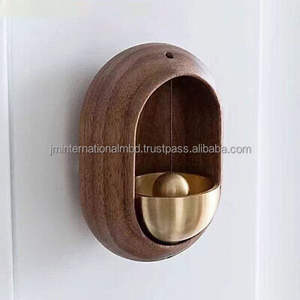 กริ่งประตูไม้แม่เหล็กดีไซน์ทันสมัยสำหรับตกแต่งบ้านหรือสำนักงาน - Product Image 2