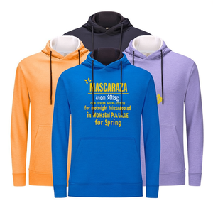เสื้อฮู้ดดี้ผ้าฟลีซหนาน้ำหนัก 400 กรัม ผ้าฝ้าย 100% พิมพ์โลโก้ HIC ตามสั่ง สำหรับผู้ชายไซส์ใหญ่ ขายส่งในบังกลาเทศ สำหรับฤดูใบไม้ผลิ - Product Image 3