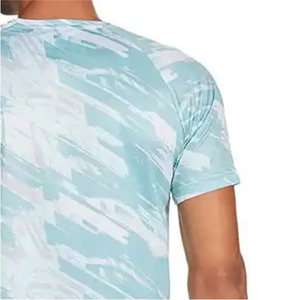 เสื้อยืดผ้าหนาพิมพ์ลายโลโก้ตามสั่งสำหรับผู้ชาย ผ้าคอตตอน 100% สไตล์ดิสเทรส ผลิตในประเทศปากีสถาน - Product Image 6