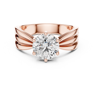 Anillo de Moissanita de Lujo para Bodas - Product Image 1