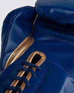 Gants de boxe Fly bleu marine personnalisés les plus vendus, 100 % cuir de vachette véritable de qualité supérieure, gants de sparring Fly - Product Image 6