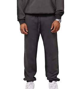 Survêtements de meilleure qualité délavés à l'acide Survêtement évasé respirant imprimé bouffant Vintage délavage élégant Hip Hop survêtements pour hommes - Product Image 3