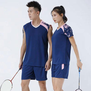 ชุดเทนนิสทีม OEM แบบกำหนดเอง เสื้อผ้ากีฬาโพลีเอสเตอร์/คอตตอนระบายอากาศได้ดี พร้อมโลโก้สีตามสั่ง คุณภาพสูง ชุดเทนนิสชาย - Product Image 2