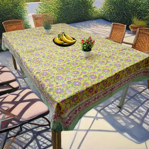 Mantel Multicolor con Estampado Floral Hecho a Mano, 100% Algodón Orgánico Ecológico para Fiestas de Cumpleaños, Bodas, Hogar y Restaurantes - Product Image 2