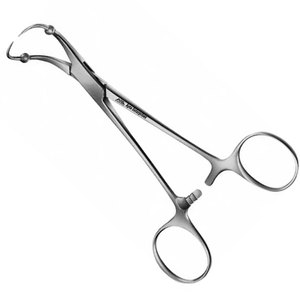 Meilleure Vente ROEDER Pince à Serviette Courbe en Acier 135 mm, à Bille sur les Mâchoires, Tranchante, Non Stérile, Réutilisable, Apto Enterprises - Product Image 2