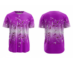 Camiseta de Béisbol Sublimada con Logotipo y Número Personalizados |   Base de Poliéster Transpirable - Product Image 3