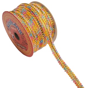 Borlas de Cuentas Doradas y Plateadas de 7.5cm, Adornos de Flecos para Vestidos de Baile, Gran Venta - Product Image 1