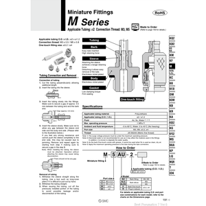 ชิ้นส่วนนิวเมติก M-3AU-2 SMC ขนาดเล็ก - Product Image 2