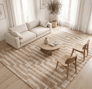 Tapis d'appoint en jute tissé à la main bleu marocain pour salon, style côtier contemporain et nordique - Product Image 6