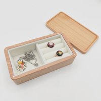 Elegante Marco de Fotos de Madera con Bordado para Decoración del Hogar, para Anillos, Pendientes, Collares, Accesorios, Detalles Artísticos Hechos a Mano
