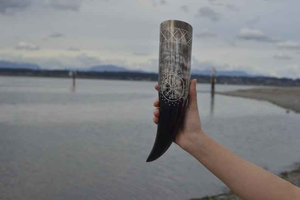 Cuerno Vikingo para Beber de Alta Calidad y Gran Demanda, Hecho a Mano, Ecológico, Duradero, al Mejor Precio de la India - Product Image 2