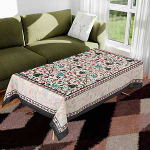 Home Decorative Premium Quality Cotton <b>Tablecloths</b> with Custom Embroidery for Elegant Venues - Product Image 1