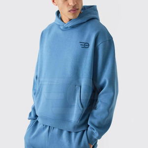 Conjuntos Deportivos con Capucha para Hombre, Ropa Deportiva Elegante de Invierno, para Gimnasio, Entrenamiento al Aire Libre, 100% Algodón Ecológico de Secado Rápido - Product Image 6