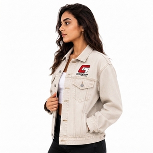 <b>Custom</b> Branding Manufacturer Solutions High Quality Women <b>Denim</b> <b>Jacket</b> Comfortable Everyday <b>Denim</b> Apparel with OEM Service - Product Image 5