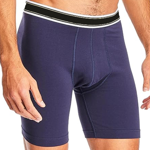 Boxers classiques pour hommes de haute qualité, en tricot extensible, taille haute, respirants, écologiques, à séchage rapide, antibactériens et sans coutures - Product Image 3