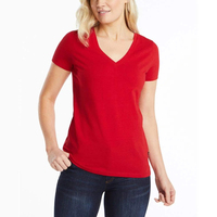 Nouveaux arrivages de t-shirts pour femmes en gros, prix de gros, respirants, durables, grandes tailles, vêtements décontractés, t-shirts à col en V, service OEM