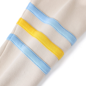 Cárdigan de invierno para mujer de Southern University, cuello redondo, forro polar varsity, bordado de letras en chenilla, puños de punto, detalles en azul y dorado - Product Image 4