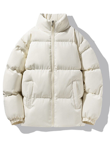 Nouvelle Arrivée 2026 Vêtements d'Hiver Grande Taille Homme Blouson de Travail Tendance en Toile Col Montant Séchage Rapide Logo Personnalisé Conception OEM - Product Image 3