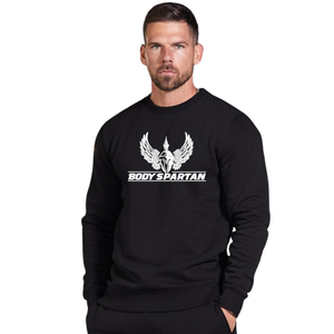เสื้อสเวตเชิ้ตคอกลมสีดำสำหรับผู้ชายและกางเกงจ็อกเกอร์ชุดลำลองชุดกีฬาชุดออกกำลังกายชุดวอร์ม - Product Image 2