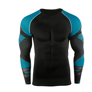 Custom Rash Guard <b>Compression</b> <b>Shirt</b> Long Sleeve Quick Dry Lightweight Breathable Athletic Sportswear for Unisex MMA - Product Image 4