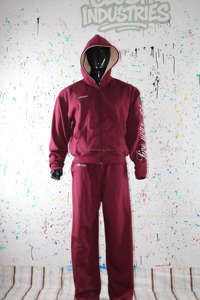 Survêtement couleur marron avec capuche couleur beige 450 GSM 100% coton Brodé Clush Inudstries - Product Image 2