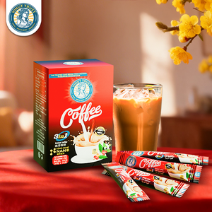 Café Instantáneo VINUT TRUST 3 en 1 Sabor Crema, Café Instantáneo Premium con Leche y Azúcar, 18 Meses de Duración, Origen Vietnam - Product Image 1