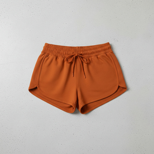 Shorts de sport d'été taille basse avec cordon de serrage, logo personnalisé, grandes tailles, pour yoga et gym, pour femmes - Product Image 2