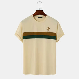 T-shirt homme à manches courtes, nouveau design été, dernier modèle, couleur personnalisée. - Product Image 1