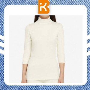 Camiseta Térmica de Manga Larga con Cuello Alto para Mujer, Prenda Interior Térmica Multiusos para Invierno, Ropa Deportiva Térmica para Mujer - Product Image 2